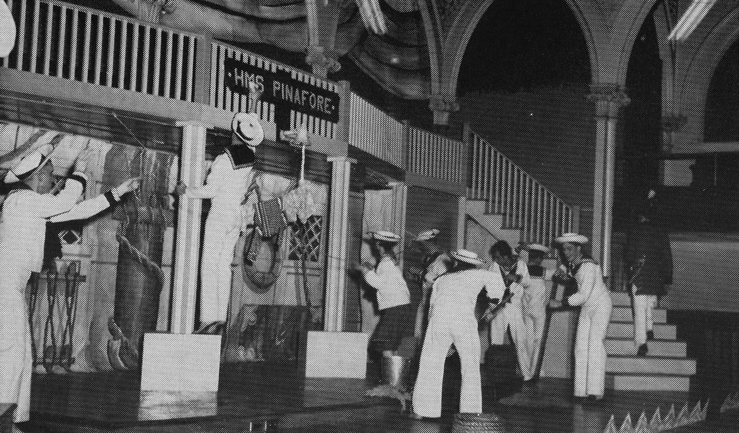 Ryerson Opera Workshop’s 1956 production of Gilbert and Sullivan’s H.M.S. Pinafore. Ryersonian Yearbook 1956