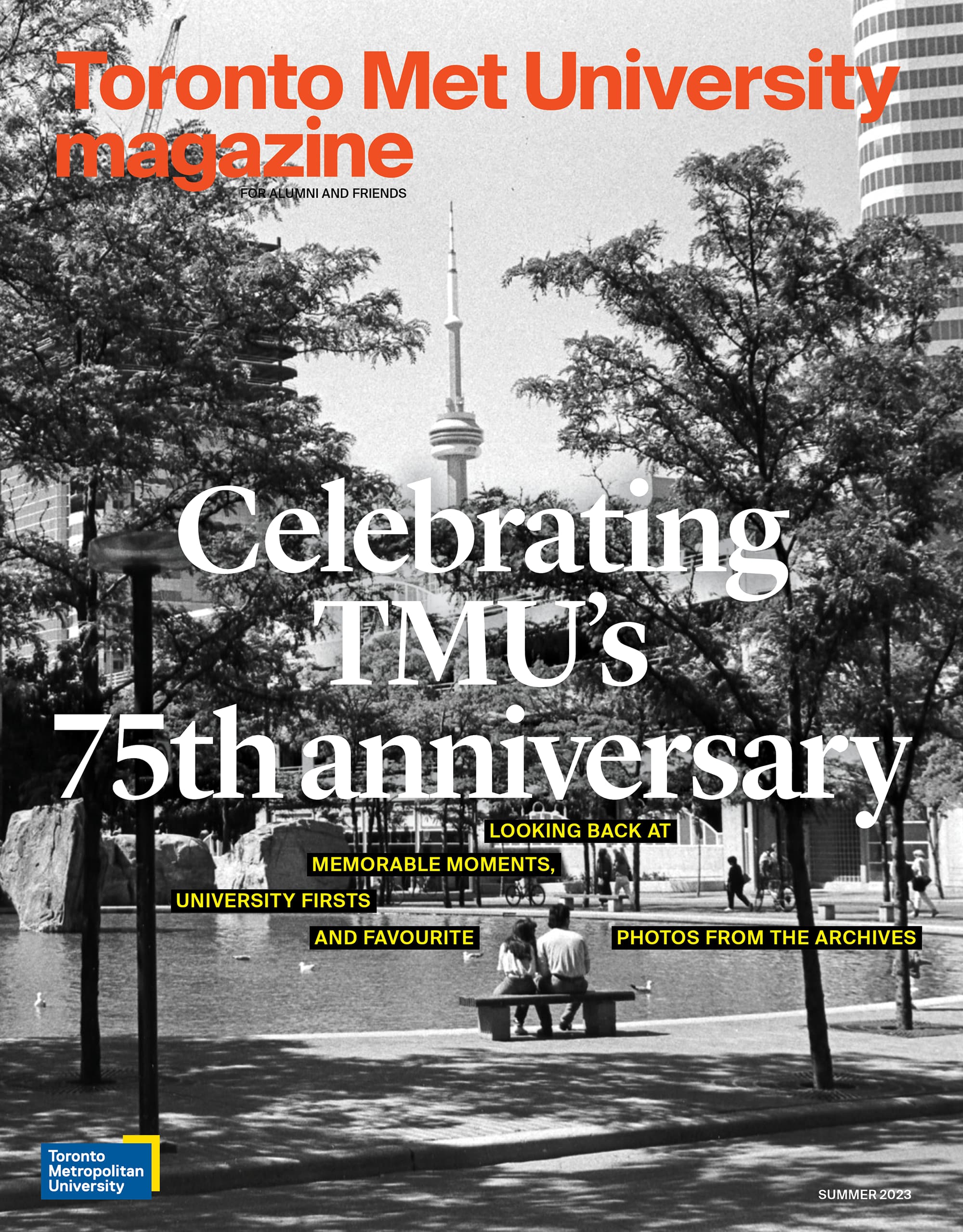 The Summer 2023 issue of Toronto Met University Magazine.