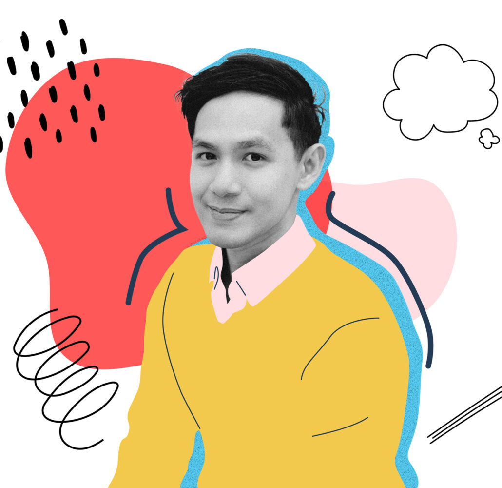 An illustration of Christian Delos Santos.