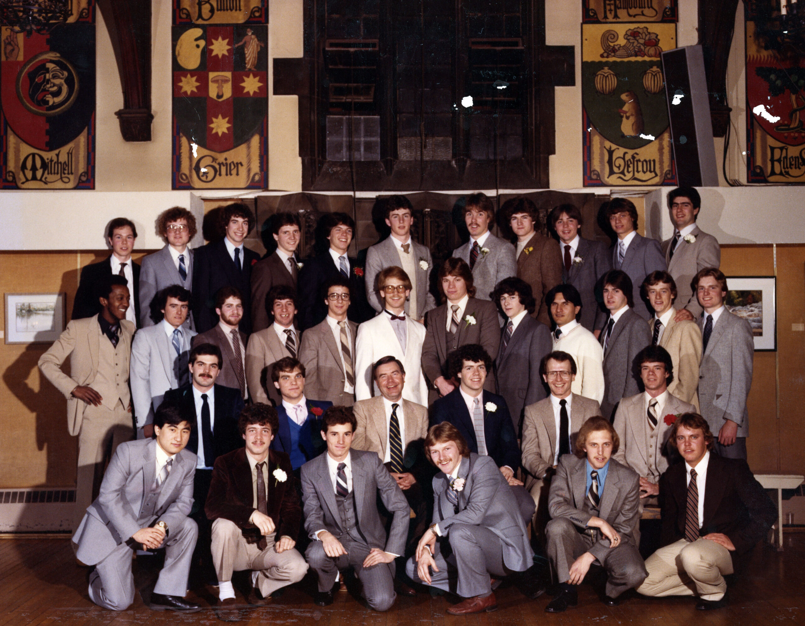 1982-1983 class photo of O’Keefe House residents.
