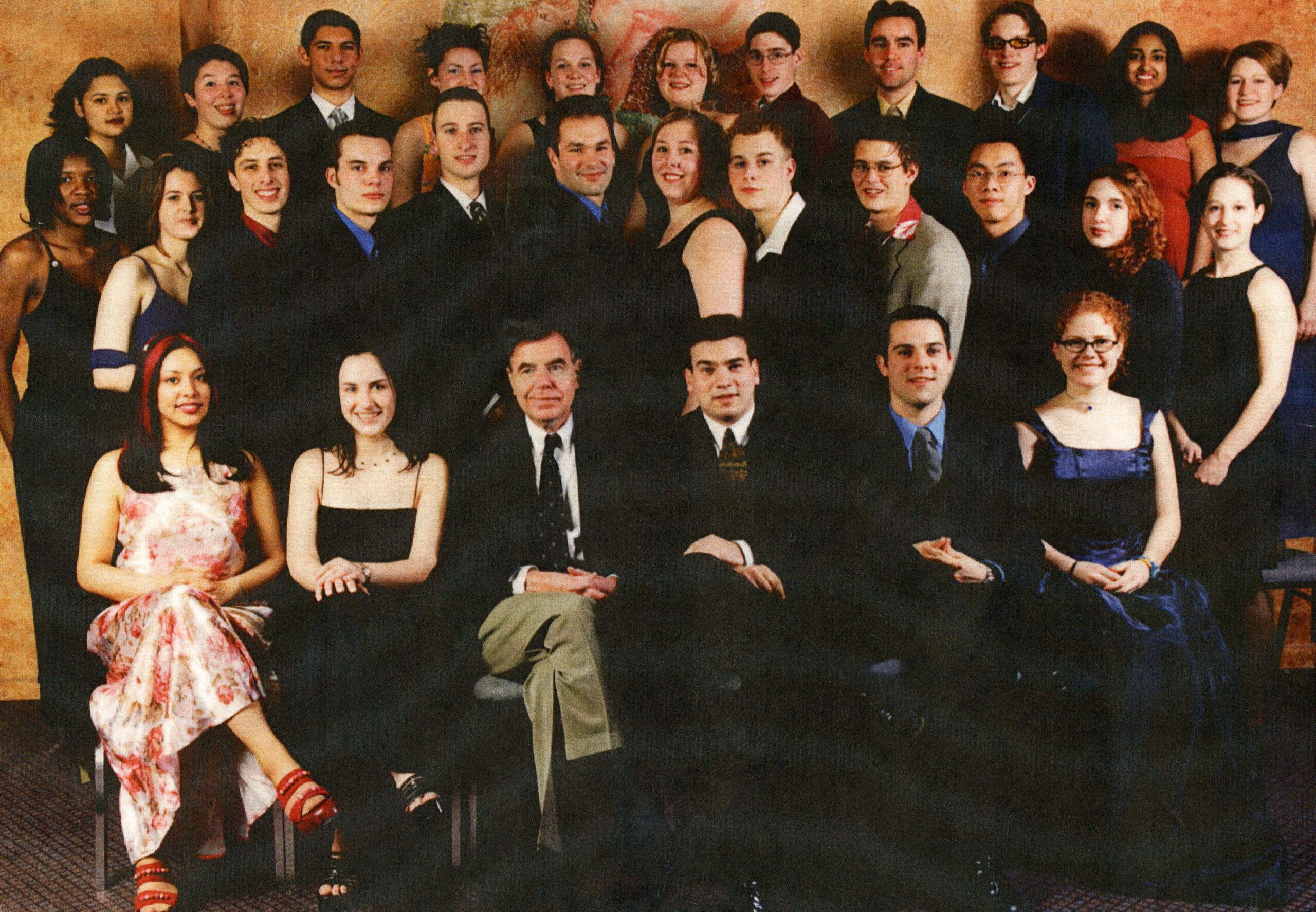 1998-1999 class photo of O’Keefe House residents.