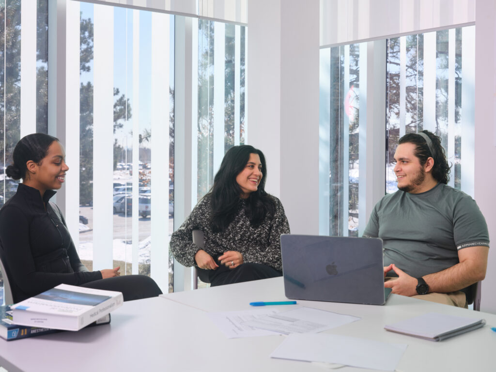 Samah Osman, Dr. Mehry Kinafar and Adrian Sejdijaj