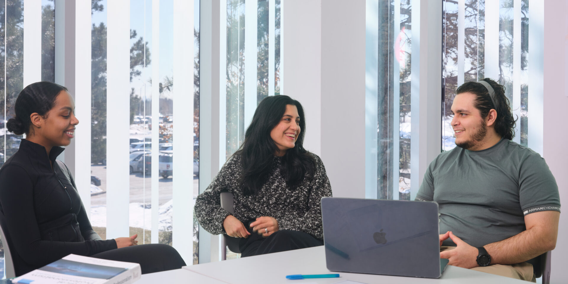 Samah Osman, Dr. Mehry Kinafar and Adrian Sejdijaj